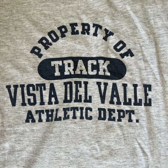 VTG Vikings Vista Del Valle Track #44 Size M Single Stitch Short Sleeves T Shirt - Picture 2 of 12